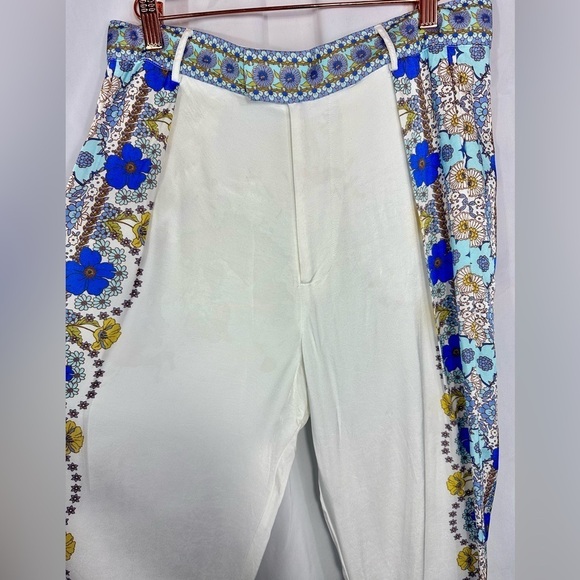 Hale Bob Omia twill printed high waisted pants - Picture 10 of 11